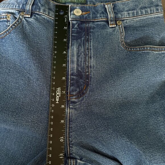 Lauren Jeans Co. Ralph Lauren Capri Jeans Womens Sz 8 Blue Denim Hi Rise Stretch - Picture 11 of 12